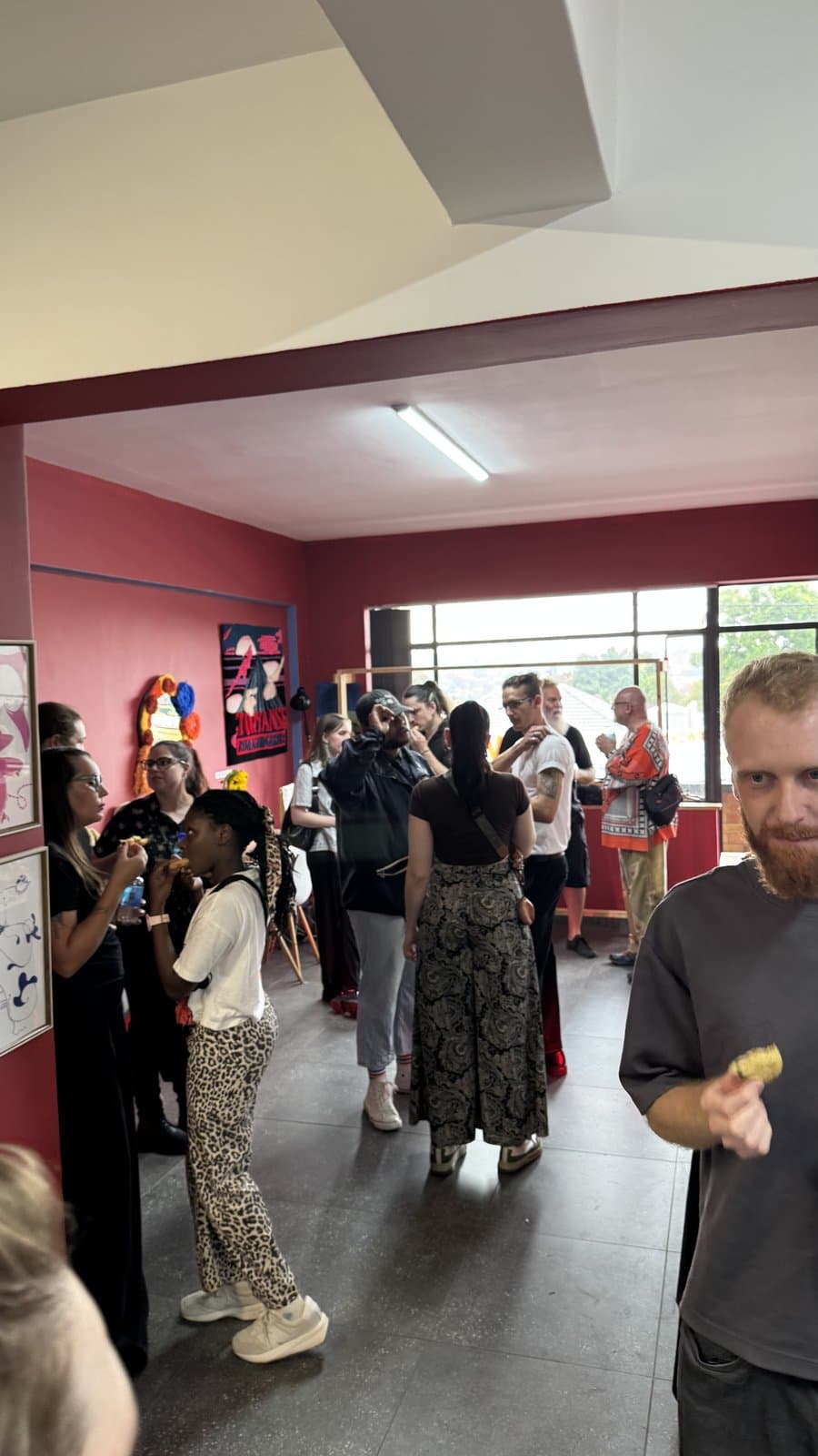 Guests mingling at a Fybre Studios event