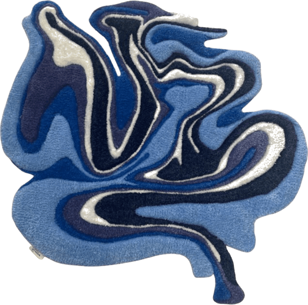 LQD 2, 2025: Acrylic yarn, 50 × 60cm