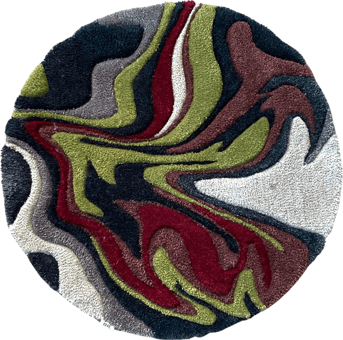 LQD 3, 2026: Acrylic yarn, 70 × 70cm